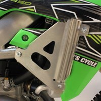 RADIATOR BRACES KAWASAKI KX250F 21-24, KX250XC 20-24, KX450F 19-23, KX450XC 20-23 SILVER